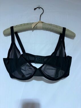 CUUP Black Sheer Underwire Bra